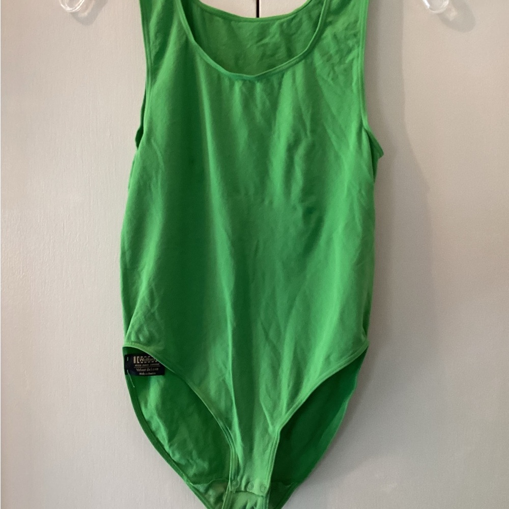 Wolford Apple Green Bodysuit, size L